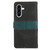 Samsung Galaxy A36 5G Grid Stitching Leather Phone Case with Lanyard - Black