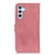 Samsung Galaxy A36 5G KHAZNEH Cowhide Texture Horizontal Flip Leather Phone Case - Pink