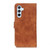 Samsung Galaxy A36 5G KHAZNEH Retro Texture Horizontal Flip Leather Phone Case - Brown