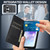 Samsung Galaxy A36 5G LC.IMEEKE L1 Series Frosted Fine Texture PU Phone Case - Black
