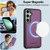 Samsung Galaxy A36 5G LC.IMEEKE L2 Series Detachable Magsafe PU Phone Case with Lanyard - Purple