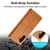 Samsung Galaxy A36 5G LC.IMEEKE Strong Magnetism Microfiber Leather Phone Case - Brown