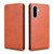 Samsung Galaxy A36 5G Magnetic Vertical Flip Leather Phone Case - Brown