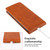 Samsung Galaxy A36 5G Magnetic Vertical Flip Leather Phone Case - Brown