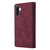 Samsung Galaxy A36 5G Multifunctional Frosted Zipper Wallet Leather Phone Case - Wine Red
