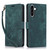 Samsung Galaxy A36 5G Orchid Butterfly Embossed Leather Phone Case - Green