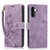 Samsung Galaxy A36 5G Orchid Butterfly Embossed Leather Phone Case - Purple