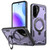 Samsung Galaxy A36 5G PC Hybrid TPU Armor MagSafe Ring Holder Phone Case - Purple