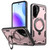Samsung Galaxy A36 5G PC Hybrid TPU Armor MagSafe Ring Holder Phone Case - Rose Gold