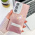 Samsung Galaxy A36 5G Plating Glitter Texture Fold Holder TPU Phone Case with Lens Film - Pink Feather Yarn