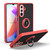 Samsung Galaxy A36 5G Q Shadow 1 Series TPU Hybrid PC Phone Case with Ring - Red