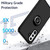 Samsung Galaxy A36 5G Q Shadow 1 Series TPU Hybrid PC Phone Case with Ring - Red