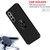 Samsung Galaxy A36 5G Q Shadow 1 Series TPU Hybrid PC Phone Case with Ring - Red