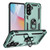Samsung Galaxy A36 5G Shockproof TPU + PC Phone Case with Holder - Dark Green Samsung Galaxy A36 5G Shockproof TPU + PC Phone Case with Holder - Dark Green