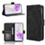 Samsung Galaxy A36 5G Skin Feel Calf Texture Card Slots Leather Phone Case - Black