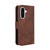 Samsung Galaxy A36 5G Skin Feel Calf Texture Card Slots Leather Phone Case - Brown