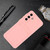 Samsung Galaxy A36 5G Skin Feel Card Contrast Color Button TPU Phone Case - Pink Samsung Galaxy A36 5G Skin Feel Card Contrast Color Button TPU Phone Case - Pink