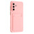 Samsung Galaxy A36 5G Skin Feel Card Contrast Color Button TPU Phone Case - Pink Samsung Galaxy A36 5G Skin Feel Card Contrast Color Button TPU Phone Case - Pink