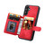 Samsung Galaxy A36 5G Skin Feel Dream RFID Anti-theft PU Card Bag Phone Case - Red