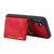 Samsung Galaxy A36 5G Skin Feel Dream RFID Anti-theft PU Card Bag Phone Case - Red