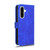 Samsung Galaxy A36 5G Skin Feel Magnetic Flip Leather Phone Case - Blue Samsung Galaxy A36 5G Skin Feel Magnetic Flip Leather Phone Case - Blue