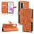 Samsung Galaxy A36 5G Skin Feel Magnetic Flip Leather Phone Case - Brown