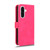 Samsung Galaxy A36 5G Skin Feel Magnetic Flip Leather Phone Case - Rose Red