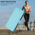 Samsung Galaxy A36 5G Skin Feel Solid Color Leather Phone Case with Lanyard - Sky Blue