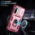 Samsung Galaxy A36 5G Sliding Camshield TPU + PC Phone Case with Holder - Pink+Rose Red