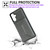 Samsung Galaxy A36 5G Solid Color Metal Buckle Card Slots Bag Phone Case - Grey
