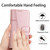 Samsung Galaxy A36 5G Stitching Calf Texture Buckle Leather Phone Case - Rose Gold