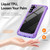 Samsung Galaxy A36 5G TPU + PC Lens Protection Phone Case - Purple