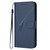 Samsung Galaxy A36 5G Triangle Pattern Buckle Clasp Leather Phone Case - Royal Blue