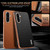 Samsung Galaxy A36 AZNS Electroplated Edge Carbon Fiber Texture Phone Case - Black
