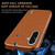 Samsung Galaxy A36 AZNS Electroplated Edge Carbon Fiber Texture Phone Case - Black