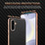 Samsung Galaxy A36 AZNS Electroplated Edge Carbon Fiber Texture Phone Case - Black