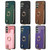 Samsung Galaxy A36 Cross Leather Ring Vertical Zipper Wallet Back Phone Case - Purple