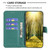 Samsung Galaxy A36 Diamond Lattice Wallet Flip Leather Phone Case - Green