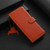 Samsung Galaxy A36 Genuine Leather Litchi Texture RFID Leather Phone Case - Coffee