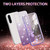Samsung Galaxy A36 Gradient Glitter Flower All-inclusive Phone Case - Purple