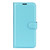 Samsung Galaxy A36 Litchi Texture Horizontal Flip Leather Phone Case with Holder - Blue