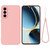 Samsung Galaxy A36 Pure Color Liquid Silicone Shockproof Full Coverage Phone Case - Pink Samsung Galaxy A36 Pure Color Liquid Silicone Shockproof Full Coverage Phone Case - Pink