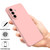 Samsung Galaxy A36 Pure Color Liquid Silicone Shockproof Full Coverage Phone Case - Pink Samsung Galaxy A36 Pure Color Liquid Silicone Shockproof Full Coverage Phone Case - Pink