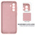 Samsung Galaxy A36 Pure Color Liquid Silicone Shockproof Full Coverage Phone Case - Pink Samsung Galaxy A36 Pure Color Liquid Silicone Shockproof Full Coverage Phone Case - Pink