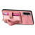 Samsung Galaxy A36 Retro Cross Wristband Wallet Leather Back Phone Case - Pink