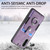 Samsung Galaxy A36 Retro Skin-feel Ring Card Wallet Phone Case - Purple