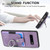 Samsung Galaxy A36 Retro Skin-feel Ring Card Wallet Phone Case - Purple