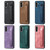 Samsung Galaxy A36 Retro Wristband Holder Leather Back Phone Case - Green
