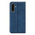 Samsung Galaxy A36 Retro-skin Magnetic Suction Leather Phone Case - Dark Blue