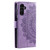 Samsung Galaxy A36 Totem Flower Embossed Leather Phone Case with Lanyard - Purple